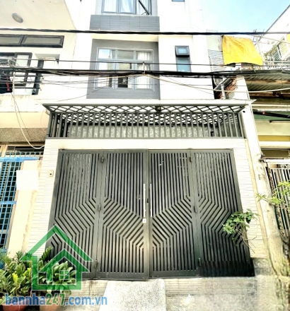 CHỈ 7,3 TỶ – NHÀ 4 TẦNG BTCT – HẺM 4M CÁCH MẠNG THÁNG TÁM - THÔNG - P.5 TÂN BÌNH – GIÁP QUẬN 10 – KHU SÂN BAY - 4 PN – 3 WC Diện tích: 46m² (4,4m x 10m) – vuông vức