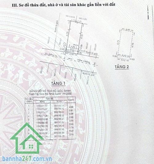 HXT 6M THÔNG – SÁT CHỢ BÌNH LONG – GIÁP TÂN PHÚ - 42M2 - 2 TẦNG BTCT - 3PN - 2WC  - CHỈ 4,58 TỶ 