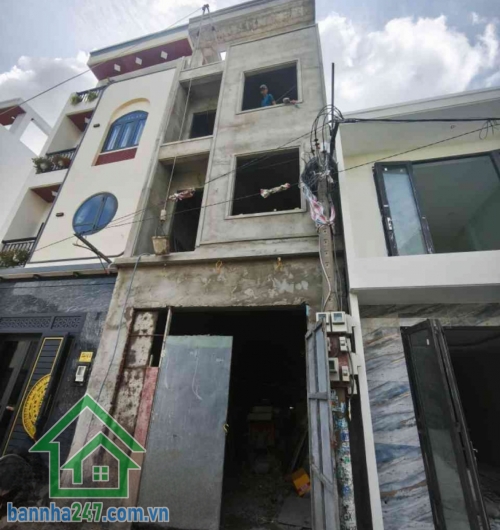 CHỈ 6,35 TỶ - NHÀ MỚI 4 TẦNG ĐANG XÂY DỰNG - HẺM XE HƠI VÀO NHÀ - NGANG HIẾM 4,4M - KHU PHÂN LÔ - 4 PN - 5 WC