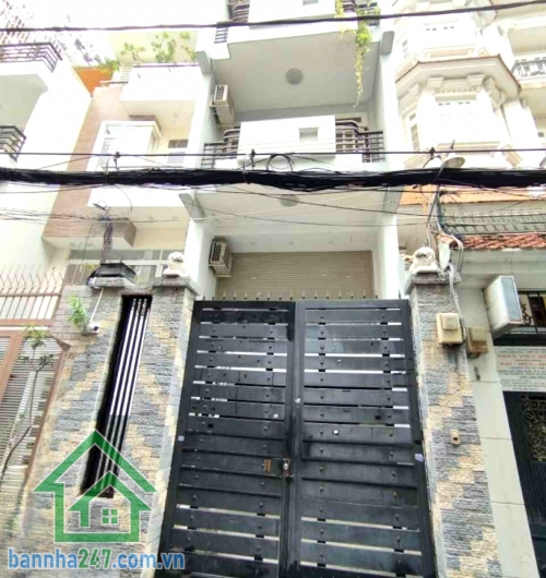 CHỈ 13,5 TỶ – HXH 5M THẲNG 1 TRỤC – 3 CĂN RA MẶT TIỀN – 76M² – 4 TẦNG  BTCT - 7PN - 7WC – DÒNG TIỀN 30TR/THÁNG
