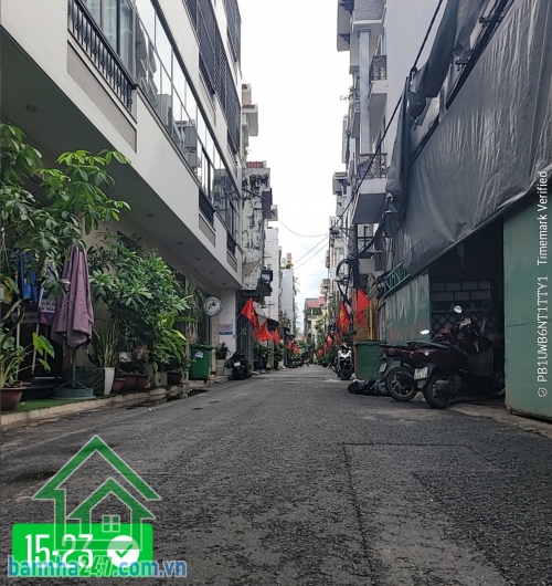 CHỈ NHỈNH 8 TỶ – NHÀ NGANG 5M – 4 TẦNG BTCT – HẺM XE HƠI 6M, CHẾ LAN VIÊN, TÂN PHÚ * DT: 5 x 15m vuông vức. * Nhà đẹp 4 tầng: 4PN, 3WC, ban công, phòng thờ, sân thượng.