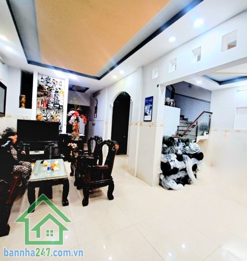 CHỈ 8,1 TỶ (TL) - BIỆT THỰ MINI 3 TẦNG – NGANG 8M HIẾM – XE TẢI TRƯỚC NHÀ - 4PN - 4WC - NGAY NGÃ TƯ BỐN XÃ – GIÁP TÂN PHÚ & Q11 Diện tích: 8 x 12m – vuông vức