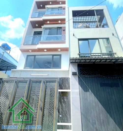 CHỈ 6,55 TỶ – TRUNG TÂM BÌNH TÂN – GIÁP NGUYỄN SƠN, TÂN PHÚ - HẺM XE HƠI – NHÀ 5 TẦNG BTCT – FULL NỘI THẤT – DỌN VÀO Ở NGAY - 5 PN – 3 WC Diện tích đất: 51,1m²
