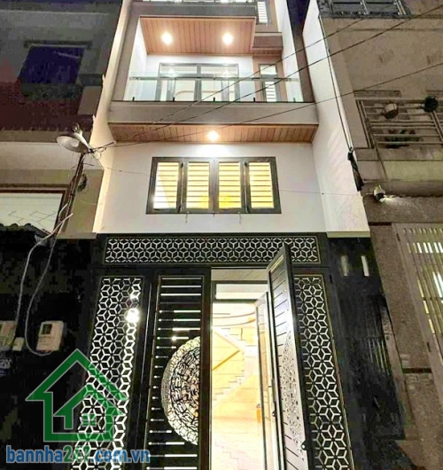 CHỈ 6,9 TỶ – NHÀ ĐẸP Ở NGAY – HẺM NHỰA 6M - 56M² (4 x 14)m - 5 tầng BTCT - 4PN – 4WC 