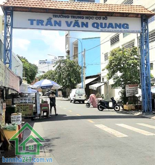CHỈ 4,65 TỶ – NHÀ MỚI XINH - P10. TÂN BÌNH - 2 TẦNG – HẺM BA GÁC – KHÔNG LỘ GIỚI DT: 4x8m (32m² công nhận đủ, vuông A4) Kết cấu: 1 trệt 1 lầu đúc thật – 2PN, 2WC