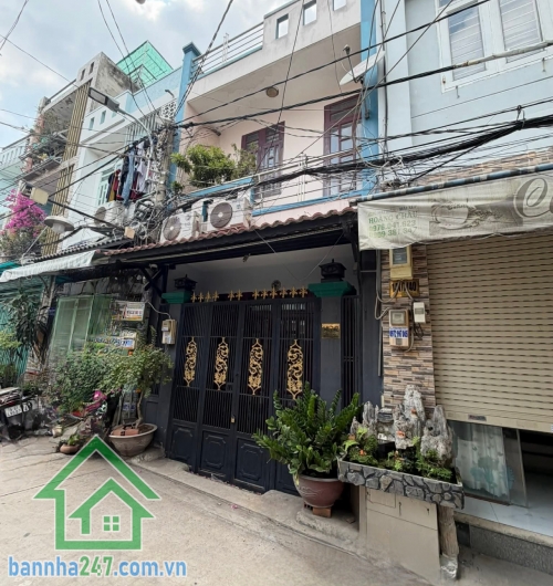 CHỈ 4,57 TỶ (TL) – HẺM XE HƠI 6M THÔNG BÀN CỜ – SÁT KÊNH THAM LƯƠNG – 44M² KHÔNG LỘ GIỚI – 2 TẦNG – 2PN, 2WC