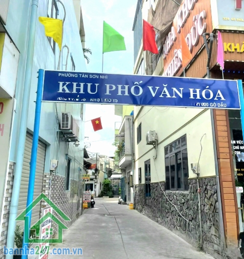 CHỈ 3,75 TỶ THƯƠNG LƯỢNG - SIÊU PHẨM GÒ DẦU, TÂN PHÚ - NHÀ 4 TẦNG BTCT - CÁCH MẶT TIỀN CHỈ 20M - DỌN VÀO Ở NGAY -  2 PN - 3 WC - 1 phòng thờ