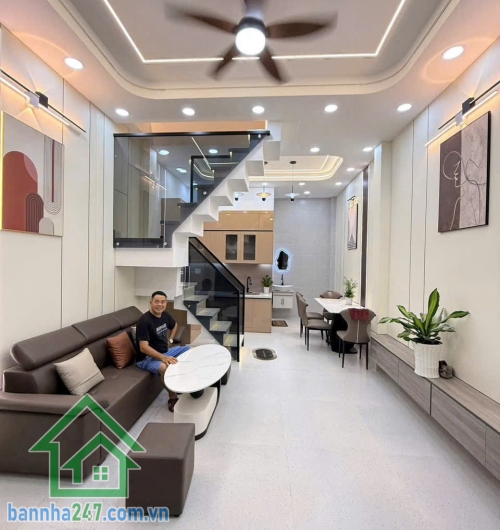 CHỈ 5,99 TỶ THƯƠNG LƯỢNG - NHÀ MẶT TIỀN KÊNH THAM LƯƠNG - ĐƯỜNG 30M - VIEW KÊNH THOÁNG ĐẸP - FULL NỘI THẤT - KHÔNG LỘ GIỚI