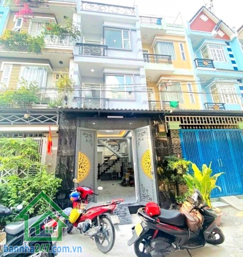 CHỈ 5,97 TỶ - LÊ VĂN QUỚI - HẺM XE HƠI 6M - GIÁP TÂN PHÚ - 4PN - 3WC. Nhà 3 tầng kiên cố, 52m² (vuông vức), thiết kế hiện đại, 4PN - 3WC, chỉ việc xách vali vào ở. 