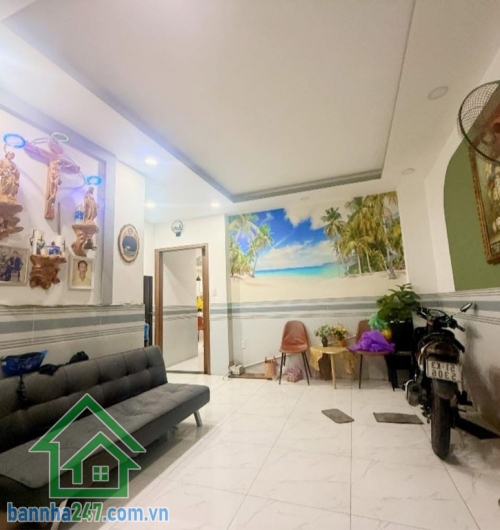 NHỈNH 4 TỶ – NHÀ 2 TẦNG XINH XẮN – NGAY ÂU CƠ – TÂN PHÚ – 52M² – SỔ NỞ HẬU.  Diện tích: 52m² – sổ vuông đẹp, nở hậu hơn 6m – phong thủy cực tốt Kết cấu 1 trệt 1 lầu