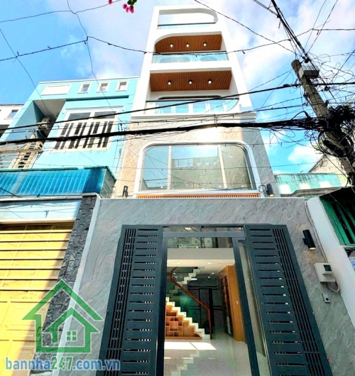 NHỈNH 6 TỶ - HẺM 6M HƯƠNG LỘ 2 – DT: 54m² (4 x 13.5)m - 5 TẦNG MỚI – NGAY NGÃ TƯ 4 XÃ – 4PN - 4WC Vị trí cực đẹp: Hẻm xe hơi 6m, thông thoáng – sát Ngã Tư 4 Xã