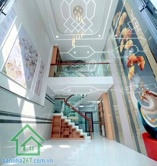 NHỈNH 6 TỶ - HẺM 6M HƯƠNG LỘ 2 – DT: 54m² (4 x 13.5)m - 5 TẦNG MỚI – NGAY NGÃ TƯ 4 XÃ – 4PN - 4WC Vị trí cực đẹp: Hẻm xe hơi 6m, thông thoáng – sát Ngã Tư 4 Xã