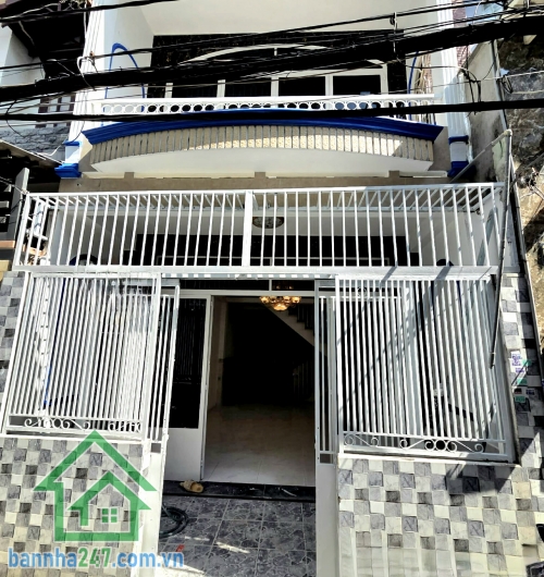  5,7 TỶ NHÀ HẬU GIANG – QUẬN 6 – DT: 56m² (4×16) – 2 TẦNG BTCT – HẺM THÔNG XE HƠI LÝ THUYẾT – GẦN VÒNG XOAY PHÚ LÂM Nhà đẹp – vào ở ngay: Kết cấu 1 trệt 1 lầu BTCT