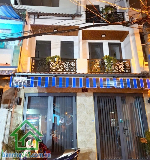 CHỈ 4.X TỶ – NHÀ 3 TẦNG HẺM 8M – KINH DOANH ĐƯỢC – PHÚ TRUNG, TÂN PHÚ – GIÁP TÂN BÌNH 